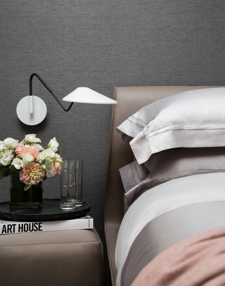 Styled interior with softgoods by Ball & Albanese Photography