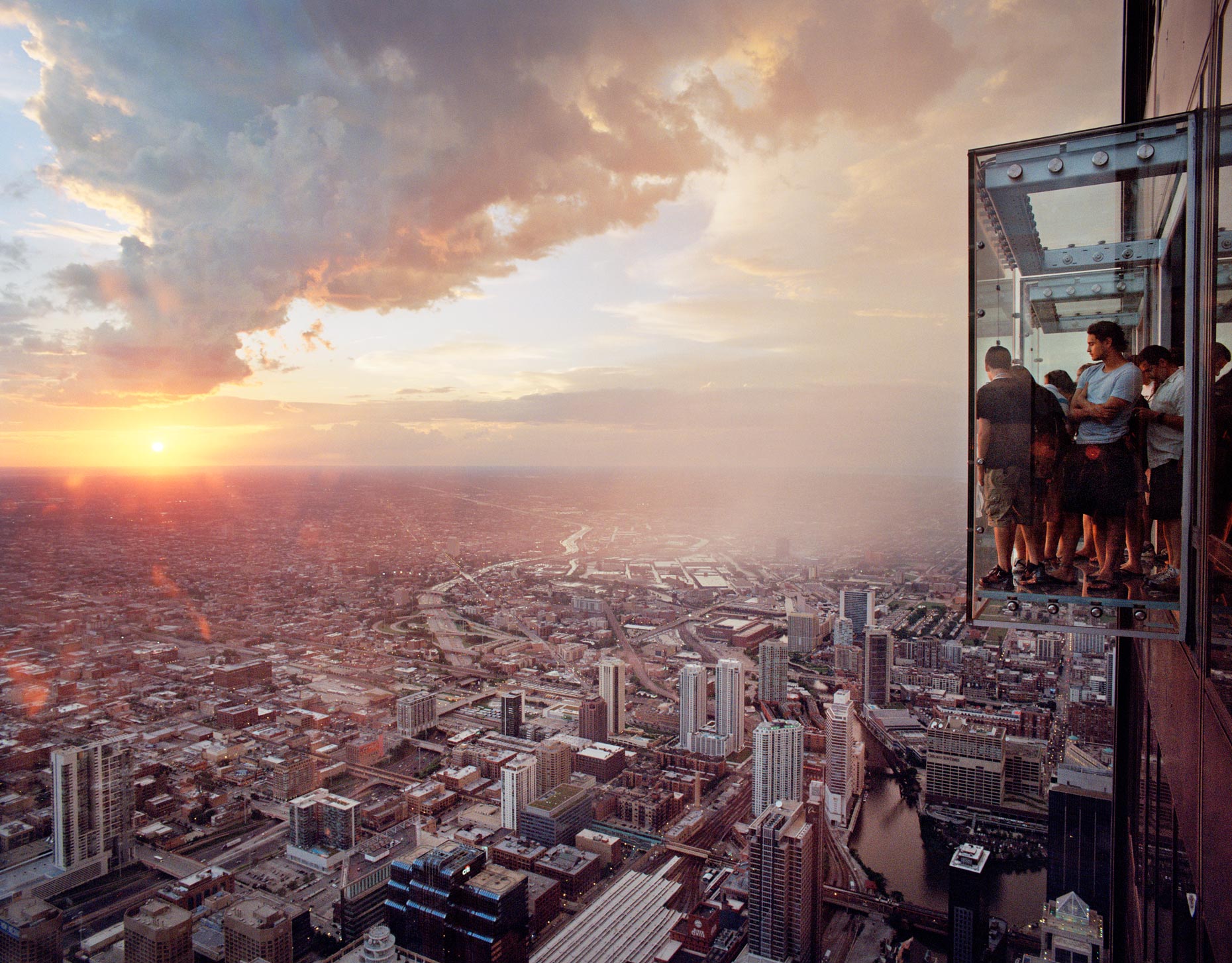 BALL & ALBANESE | Award-winning image of Chicago Willis Tower Skydeck